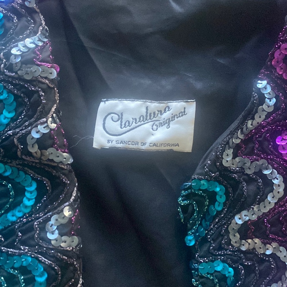 Claraluna vintage sequin party jacket in great condition